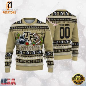 UCF Knights Logo Football NCAA Ugly Christmas Sweater