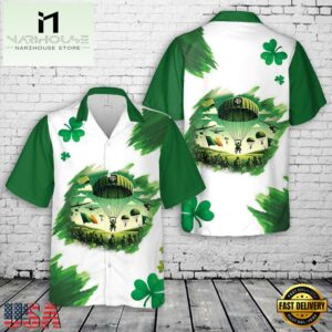 US Army 82nd Airborne Division St Patrick's Day Hawaiian Shirt