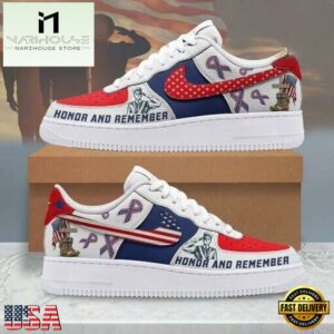 US Army Veteran Honor And Remember Air Force 1 Shoes Gift For Men Women