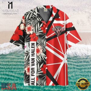 Van Halen Music Band All 3D Print Hawaiian Shirt