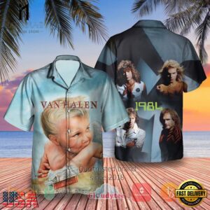 Van Halen Music Band Angel Baby 1984 Hawaiian Shirt
