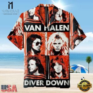 Van Halen Music Band Diver Down Hawaiian Shirt