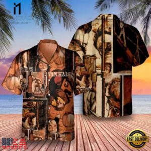 Van Halen Music Band Fair Warning Album Cover Hawaiian Shirt