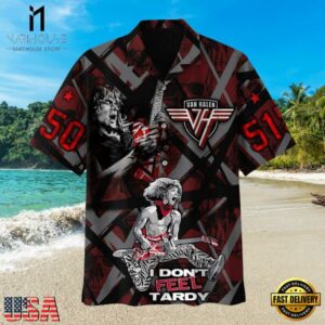 Van Halen Music Band I Don’t Feel Tardy Hawaiian Shirt