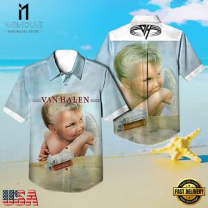 Van Halen Rock Band 1984 Album Hawaiian Shirt