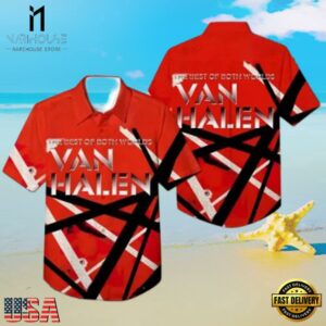 Van Halen Rock Band The Best Of Both Worlds Hawaiian Shirt
