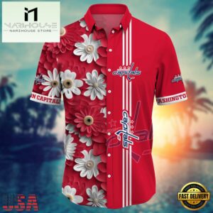 Washington Capitals NHL Hawaiian Shirt For Mens