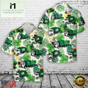 Waste Management Patricks' Day Hawaiian Shirt