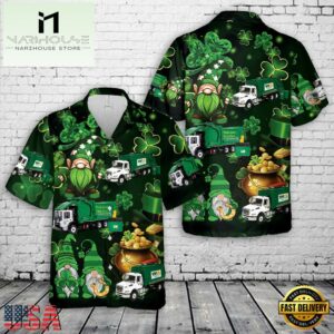 Waste Management, St Patrick's Day Hawaiian Shirt