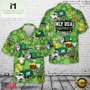 Waste Management St. Patrick's Day Hawaiian Shirt