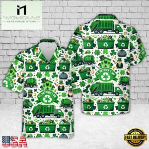 Waste Management St. Patrick's Day Hawaiian Shirts
