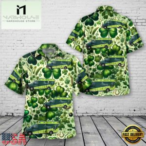 West Des Moines, Iowa, Mercy Medical St Patrick's Day Hawaiian Shirt
