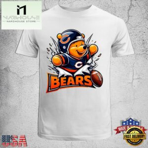 Winnie The Pooh Chicago Bears NFL Unisex T-Shirt