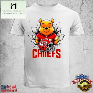 Winnie The Pooh Chiefs NFL Unisex T-Shirt