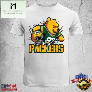 Winnie The Pooh Green Bay Packers NFL Unisex T-Shirt