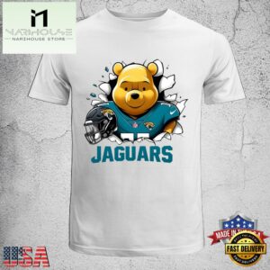 Winnie the Pooh Jacksonville Jaguars NFL Unisex T-Shirt