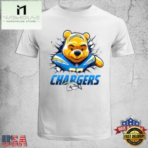 Winnie the Pooh LA Chargers NFL Unisex T-Shirt