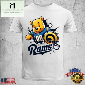 Winnie The Pooh Rams NFL Unisex T-Shirt