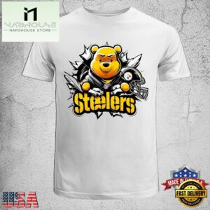 Winnie the Pooh Steelers NFL Unisex T-Shirt
