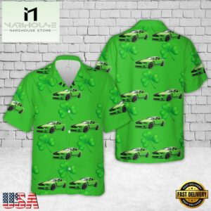 2013 Ford Mustang Boss 302 Gotta Have It Green St Patrick'S Day Hawaiian Shirt