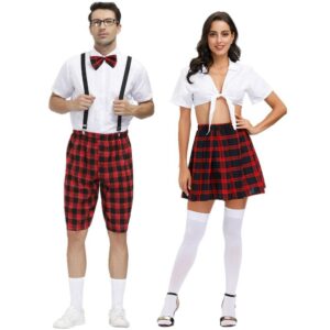 Alternative view of Fashion Halloween School Uniform Plaid Set