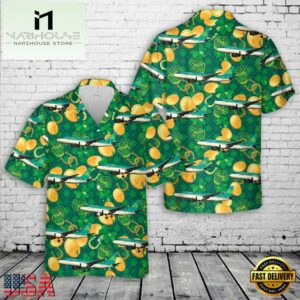 Aer Lingus Airbus A320-214 Saint Patrick'S Day Hawaiian Shirt