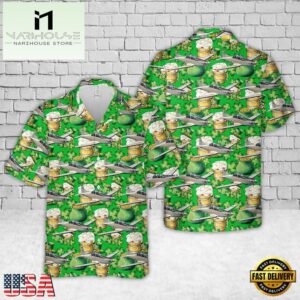 Air St. Patrick'S Day Hawaiian Shirt For Men