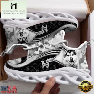 Alaskan Malamute Sketch Max Soul Shoes For Men Women Dog Shoes Running