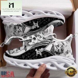 American Staffordshire Terrier Sketch Max Soul Shoes For Men Women Dog Shoes Running