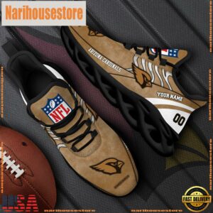 Arizona Cardinals NFL Clunky Shoes For Fans Custom Name And Number