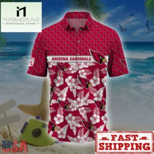 Arizona Cardinals NFL Palm Leaves Hawaiian Shirt