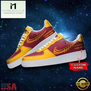 Arizona Cardinals NFL Personalized Air Force Sneaker
