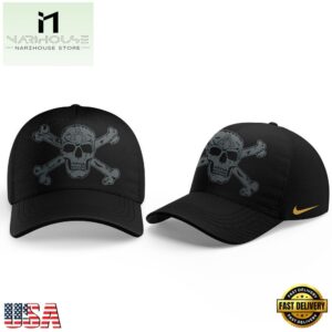 Army Black Knights Skull Black Baseball Cap