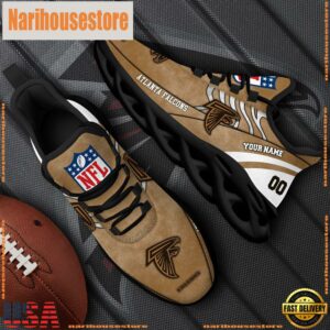 Atlanta Falcons NFL Clunky Shoes For Fans Custom Name And Number