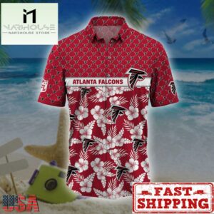Atlanta Falcons NFL Palm Leaves Hawaiian Shirt