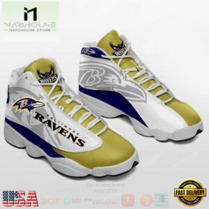 Baltimore Ravens NFL Football Team Air Jordan 13 Shoes 2 - Gift For Fans