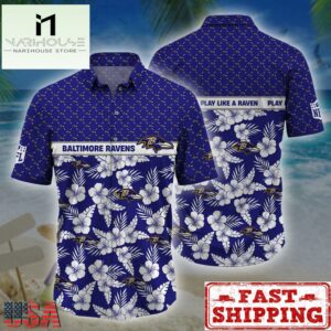 Baltimore Ravens NFL Palm Leaves Hawaiian Shirt