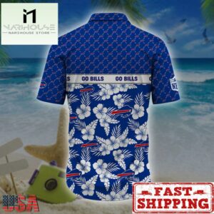 Buffalo Bills NFL Palm Leaves Hawaiian Shirt