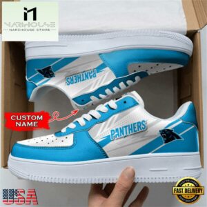Carolina Panthers NFL Personalized Air Force 1 Shoes