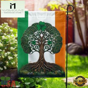 Celtic Tree of Life Irish St. Patrick's Day House And Garden Flag
