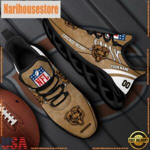 Chicago Bears NFL Clunky Shoes For Fans Custom Name And Number