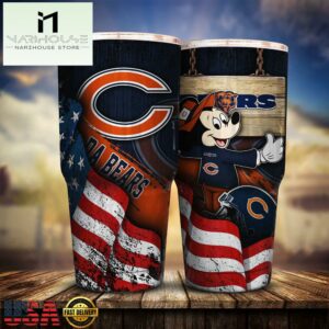 Chicago Bears NFL Mickey Mouse Disney Tumbler