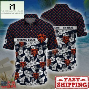 Chicago Bears NFL Palm Leaves Hawaiian Shirt