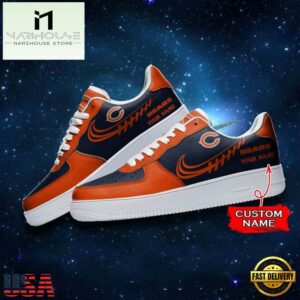 Chicago Bears NFL Personalized Air Force Sneaker