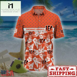 Cincinnati Bengals NFL Palm Leaves Hawaiian Shirt