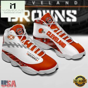 Cleveland Browns NFL Ver 3 Air Jordan 13 Sneaker - Gift For Fans
