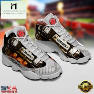 Cleveland Browns NFL Ver 5 Air Jordan 13 Sneaker - Gift For Fans