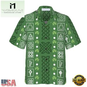 Collection Of Celtic Irish Happy St Patrick'S Day Hawaiian Shirt