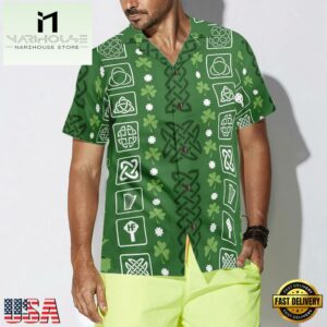 Collection Of Celtic Irish Happy St Patrick'S Day Hawaiian Shirt