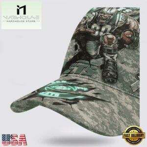 Custom Name And Number NFL Jets Camo Mascot New Design Baseball Cap 11 Custom Name And Number NFL Jets Camo Mascot Classic Baseball Cap